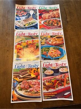 Vintage Taste of Home Light & Tasty Magazines – 2004 Set of 6